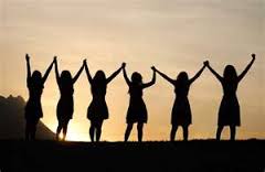 women supporing